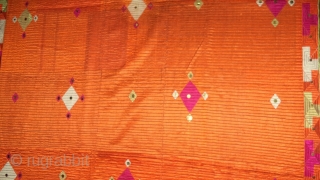 Rare design phulkari bagh from east Punjab India.the phulkari is in mint condition                    