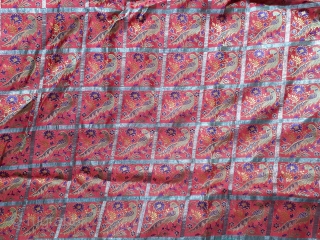 Antique brocade saree. 19c                             