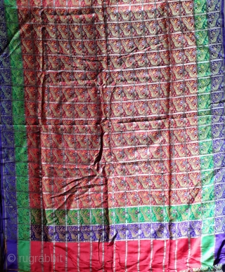 Antique brocade saree. 19c                             