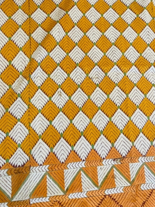 Antique Rare phulkari bagh from Punjab, India                          