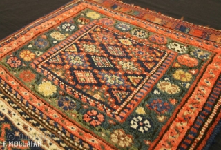 Beautiful Antique Persian Kurdish Rug, ca. 1880

62 × 58 cm (2' 0" × 1' 10")
                  