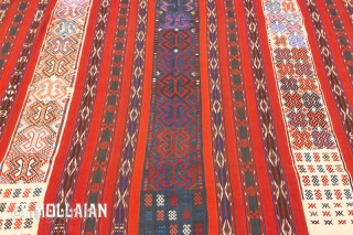 Antique Caucasian Sumak Kilim, 1900-1920,

181 × 140 cm (5' 11" × 4' 7"),                    