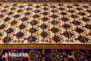 Beautiful Loril Antique Gallery Size Carpet, 19th Century,

400 × 195 cm (13' 1" × 6' 4")

                 