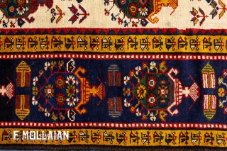 Beautiful Loril Antique Gallery Size Carpet, 19th Century,

400 × 195 cm (13' 1" × 6' 4")

                 