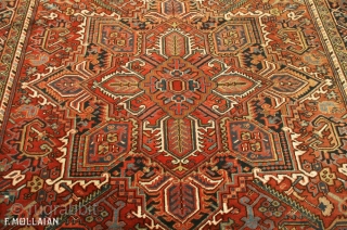 Beautiful Antique Persian Heriz Carpet, ca. 1920,

347 × 245 cm (11' 4" × 8' 0"),


The best price for Extra EU citizens/UE Companies: €1,385.00

          