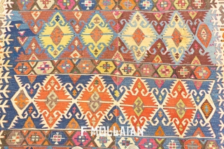 Long Antique Turkish Anatolian Kilim, 1920-1950
450 × 165 cm (14' 9" × 5' 4")
                   