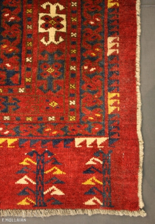 Antique Turkmen Tekke Chuval Rug, ca. 1920
124 × 78 cm (4' 0" × 2' 6")
                  