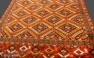 Antique Turkmen Yomut (Russian) Rug, ca. 1950
200 × 128 cm (6' 6" × 4' 2")

GOOD BARGAIN                 