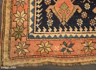 Antique Caucasian Small Shirvan Rug, ca. 1900,
140 × 86 cm (4' 7" × 2' 9")                  