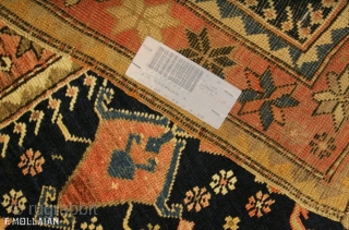 Antique Caucasian Small Shirvan Rug, ca. 1900,
140 × 86 cm (4' 7" × 2' 9")                  