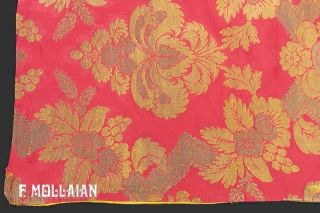 Italian Silk & Metal Textile, 1880-1900
150 × 78 cm (4' 11" × 2' 6")                   