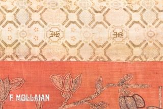 Pair of Antique Chinese Silk Textile, ca. 1890, 
393 × 64 cm (12' 10" × 2' 1")
                