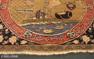 A Framed Antique Persian Pictorial Kashan Mohtasham Rug, 1880-1900

83 × 65 cm (2' 8" × 2' 1")


Very special piece              