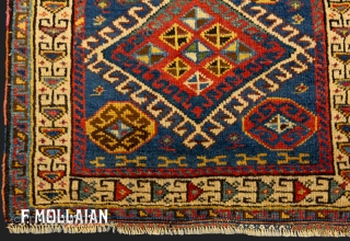 Antique Persian Kashkai (Qshqay) Sella Rug, ca. 1900

210 × 63 cm (6' 10" × 2' 0")

                 