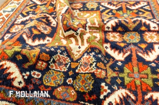 Antique Persian Khamse Rug, 1880-1900

69 × 55 cm (2' 3" × 1' 9").
                    