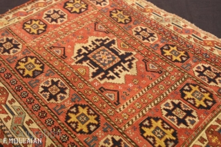 Antique Persian Shahsavan Bag Rug, ca. 1880

58 × 47 cm (1' 10" × 1' 6")                  