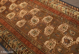 Antique Caucasian Kuba (Quba) Rug, ca. 1880
262 × 110 cm (8' 7" × 3' 7")
                  