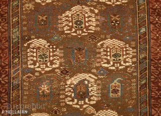 Antique Caucasian Kuba (Quba) Rug, ca. 1880
262 × 110 cm (8' 7" × 3' 7")
                  