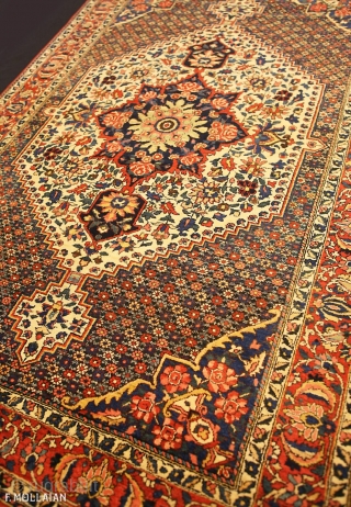 Persian Bakhtiari Antique Rug, ca. 1900
207 × 136 cm (6' 9" × 4' 5")
                   