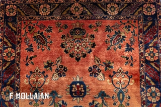 Magnificent Silk Antique Kashan “TAFFAZOLI” Rug, ca. 1900,

153 × 66 cm (5' 0" × 2' 1")
                 