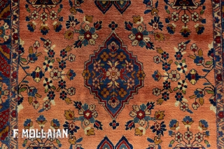 Magnificent Silk Antique Kashan “TAFFAZOLI” Rug, ca. 1900,

153 × 66 cm (5' 0" × 2' 1")
                 
