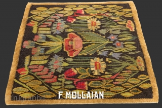 Multi-color Foral Rollakan Swedish Textile, 1900-1920,
37 × 36 cm (1' 2" × 1' 2"), 

For fast and quick reply send us a message Via WhatsApp: 0039 388 498 6057 or Via email:  ...