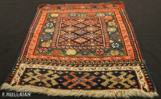 Antique Kurdish Rug, ca. 1880

62 × 58 cm (2' 0" × 1' 10")                    