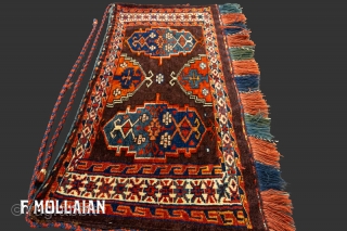 Antique Caucasian Chodor Rug, ca. 1880

83 × 41 cm (2' 8" × 1' 4")
                   