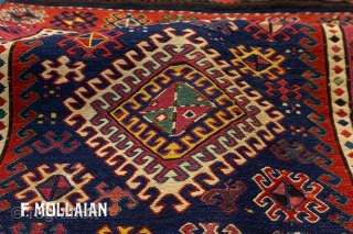 Antique Persian Shahsavan Rug, 1900-1920

130 × 50 cm (4' 3" × 1' 7")
                    