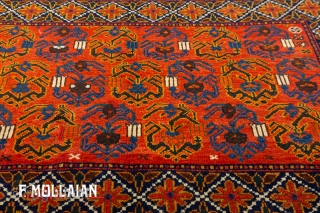 Antique Persian Afshari Rug, 1880-1900

59 × 84 cm (1' 11" × 2' 9")
                    