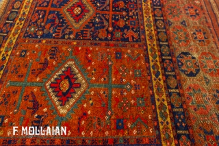 Lovely Antique Kurdo Rug, ca. 1900

144 × 81 cm (4' 8" × 2' 7")
                   