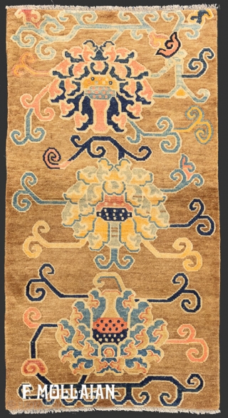 Antique Tibetan Rug, ca. 1890

162 × 83 cm (5' 3" × 2' 8")
                    