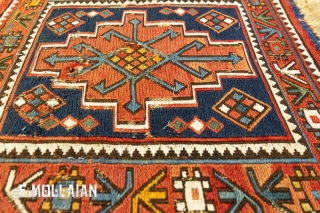 Antique Persian Shahsavan Rug, 1900-1920

40 × 35 cm (1' 3" × 1' 1")
                    