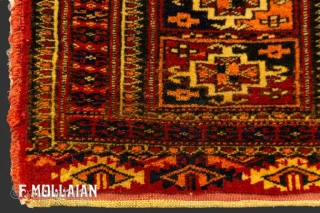 Tekke Chuval Rug, ca. 1900

48 × 28 cm (1' 6" × 0' 11")

                    