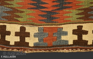 Amazing Antique Persian Kilim Varamin, ca. 1880

266 × 123 cm (8' 8" × 4' 0")                  