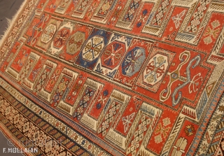 Antique Caucasian Kuba (Quba) Rug, ca. 1890

182 × 133 cm (5' 11" × 4' 4")
                  