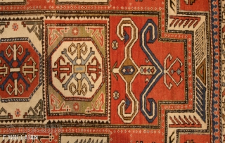 Antique Caucasian Kuba (Quba) Rug, ca. 1890

182 × 133 cm (5' 11" × 4' 4")
                  
