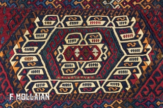 Antique Malatya bag, ca. 1900

77 × 69 cm (2' 6" × 2' 3")
                    