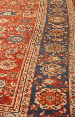 Gorgeous Antique Persian Mahal Ziegler Carpet, 19th Century,


400 × 380 cm (13' 1" × 12' 5")                 