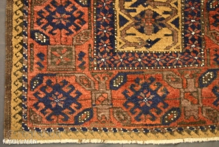 Antique Persian Baluch Mashad Rug, 1880-1900,

120 × 70 cm (3' 11" × 2' 3")
                   
