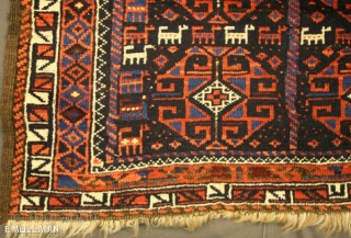 Baluch Antique Persian Rug, 1900-1920,

160 × 85 cm (5' 2" × 2' 9"),

Extra EU citizens/UE Companies: €1,434.43
                