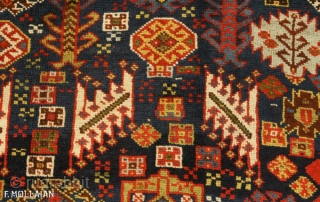 This is Shekarlu rug from the Qashqai tribe in southwest Persia and was woven circa 1880. Shekarlu rugs are one of the most sought after rugs from the Qashqai tribe due to  ...