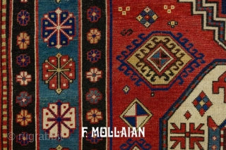 Antique Caucasian Kazak “Lori Pampak” Rug, 19th Century,

210 × 135 cm (6' 10" × 4' 5")                 