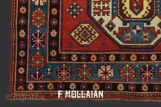 Antique Caucasian Kazak “Lori Pampak” Rug, 19th Century,

210 × 135 cm (6' 10" × 4' 5")                 