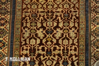 Antique Caucasian Konakend Rug, 19th Century,

163 × 101 cm (5' 4" × 3' 3")                   