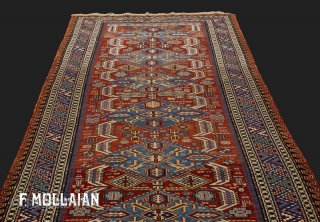 Antique Sumak Caucaisan, 19th Century
252 × 121 cm (8' 3" × 3' 11")
                    