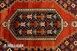 Beautiful Antique Caucasian Small Shirvan Rug, ca. 1900,

174 × 127 cm (5' 8" × 4' 2"),                 