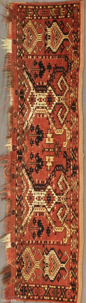 Antique Afghan Bashir Rug, ca. 1880

177 × 40 cm (5' 9" × 1' 3")
                   