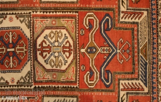 Antique Caucasian Kuba (Quba) Rug, ca. 1890

182 × 133 cm (5' 11" × 4' 4"), untouched and in an excellent condition.
            