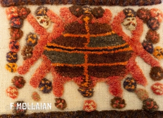 Special Antique Bakhtiari Kilim Rug, 1920-1950

148 × 32 cm (4' 10" × 1' 0")                   